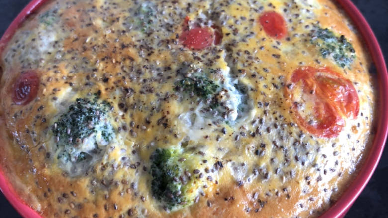 淡奶油西兰花烤燕麦,出炉了,太香了吧,